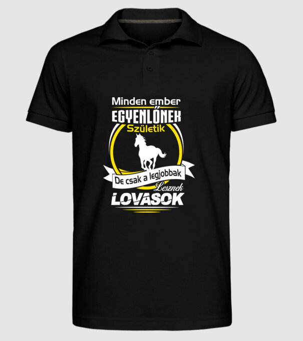  minta fekete pólón