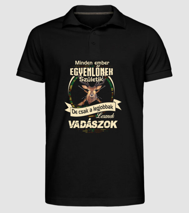  minta fekete pólón