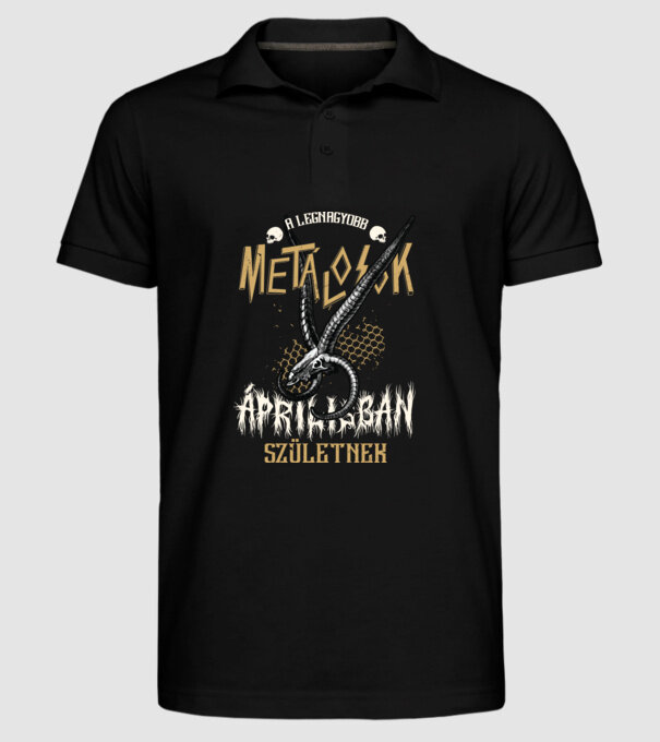 minta fekete pólón