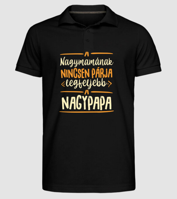  minta fekete pólón