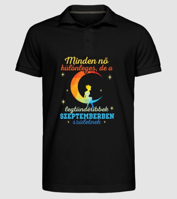  minta fekete pólón