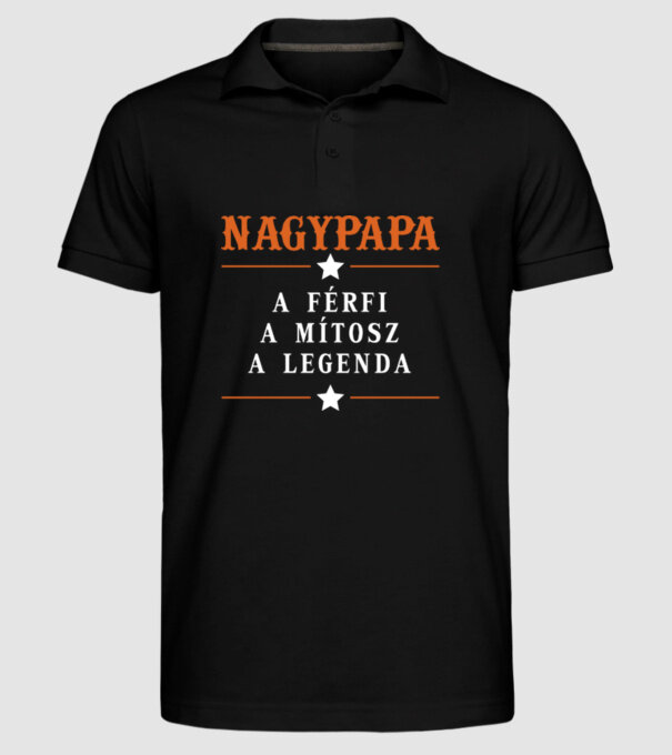  minta fekete pólón