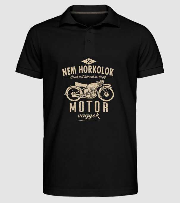  minta fekete pólón