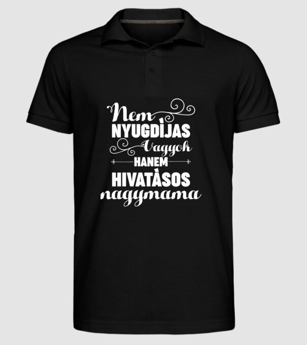  minta fekete pólón