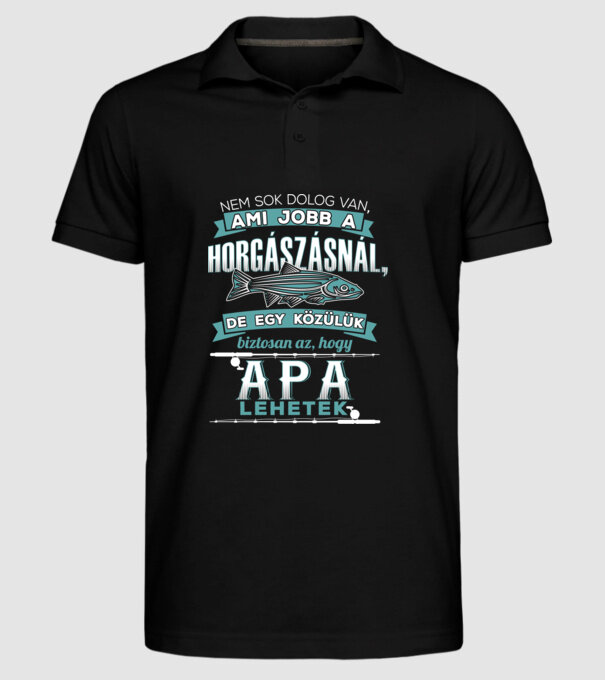 minta fekete pólón