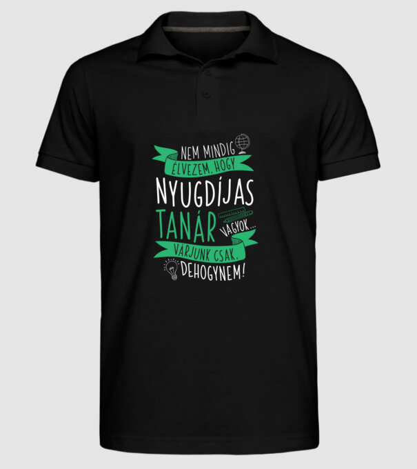  minta fekete pólón