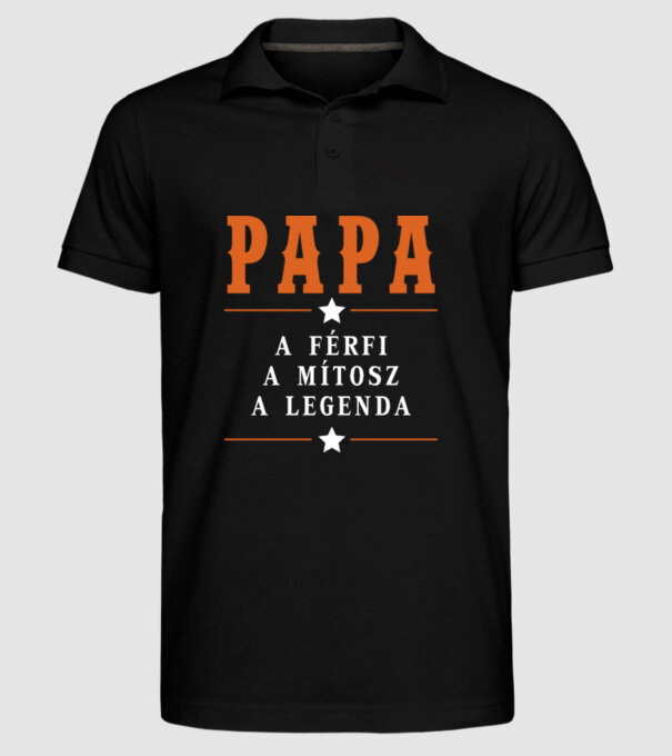  minta fekete pólón