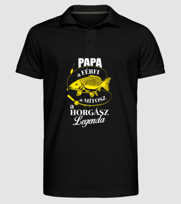  minta fekete pólón