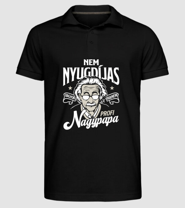  minta fekete pólón