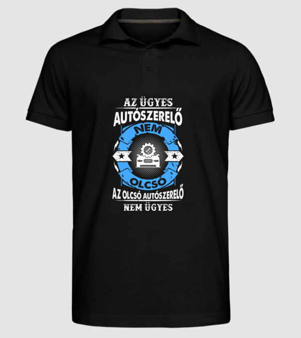  minta fekete pólón
