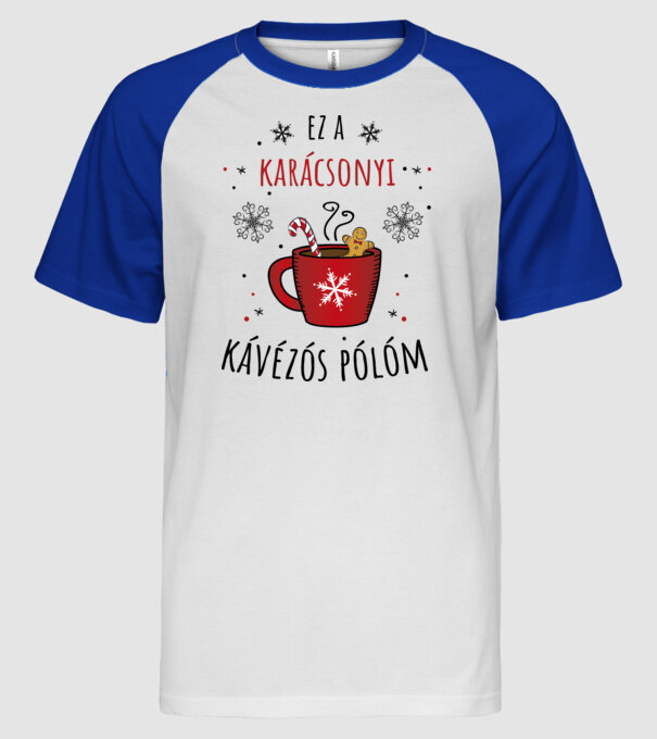  minta fehér/royal pólón