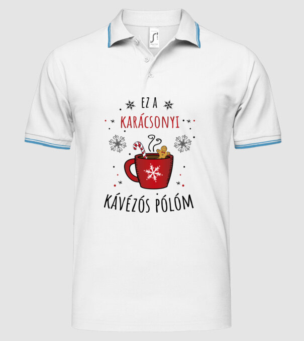  minta fehér pólón