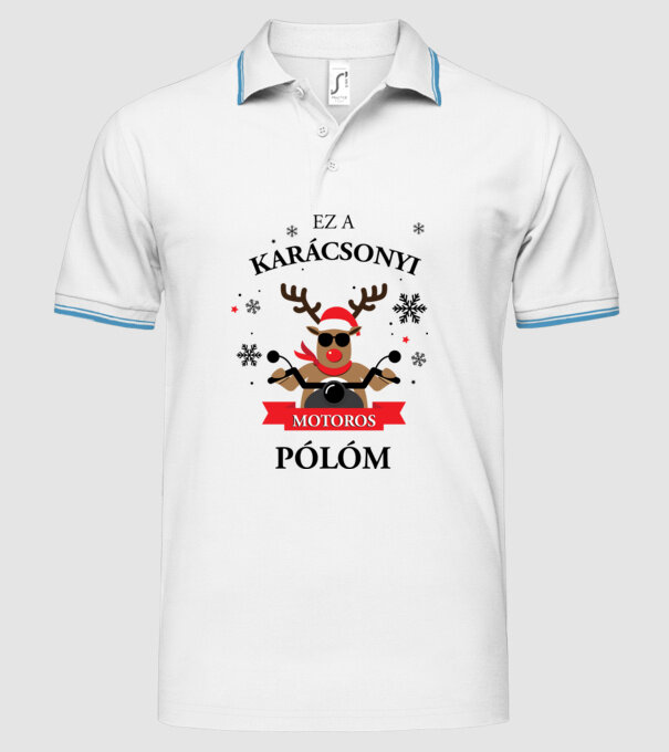  minta fehér pólón