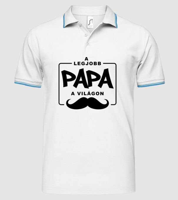  minta fehér pólón
