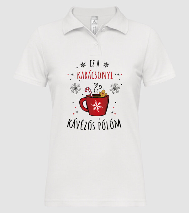  minta fehér pólón
