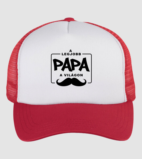  minta fehér/piros pólón