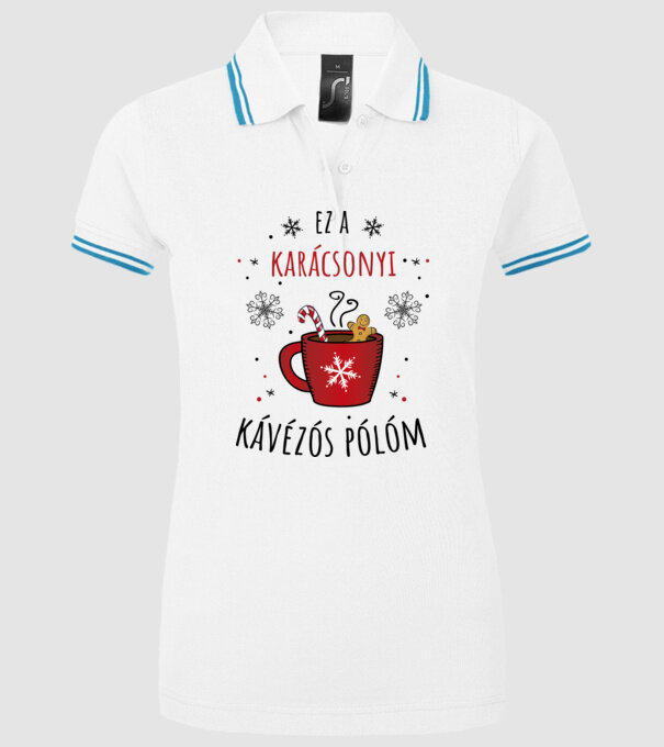  minta fehér pólón