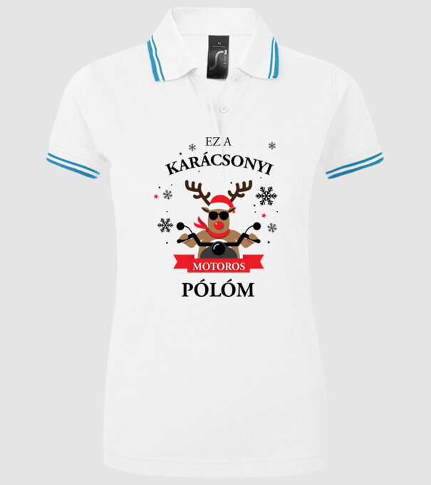  minta fehér pólón