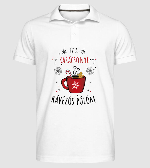  minta fehér pólón