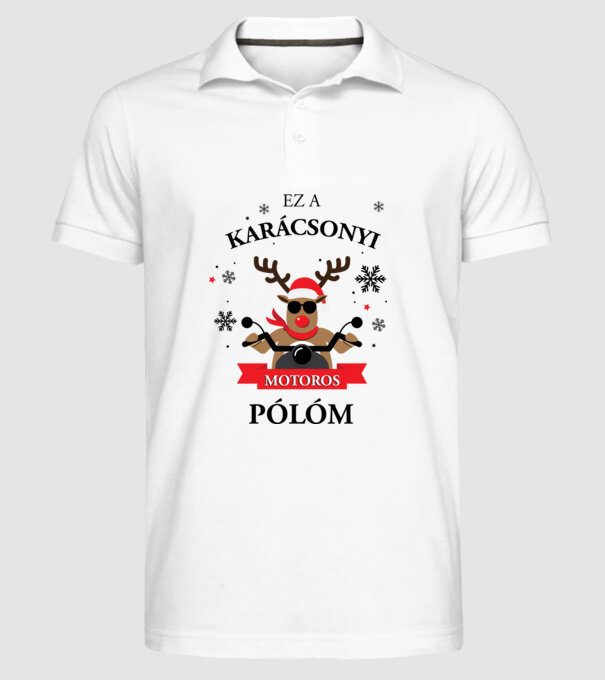  minta fehér pólón