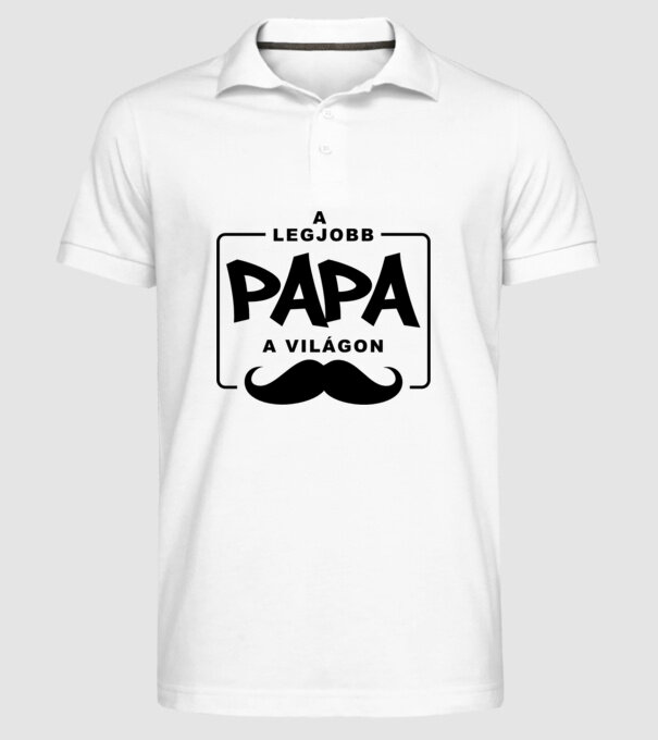  minta fehér pólón