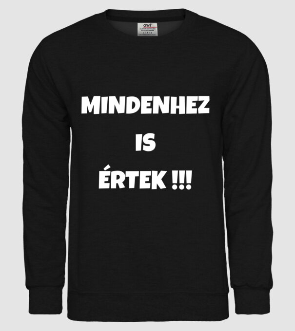  minta fekete pólón