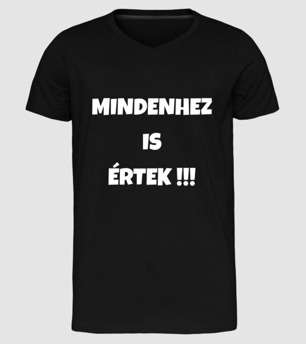  minta fekete pólón