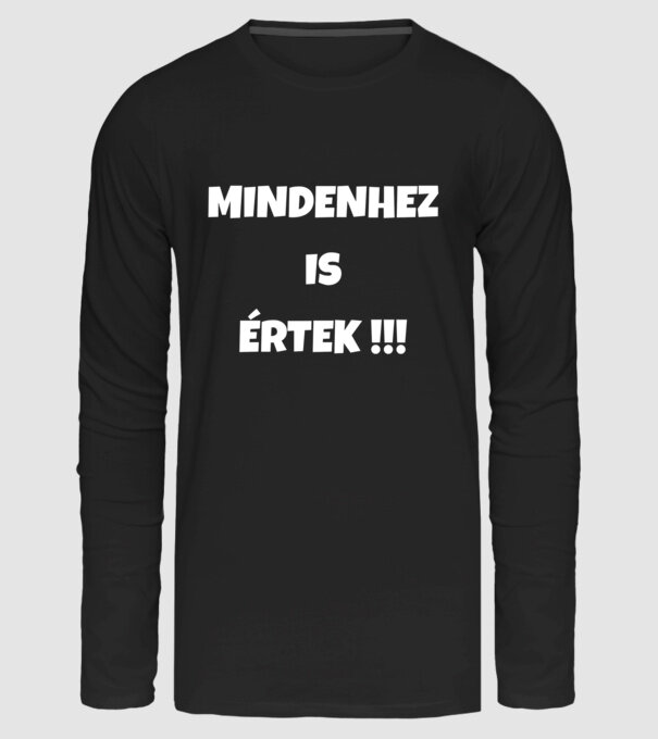  minta fekete pólón