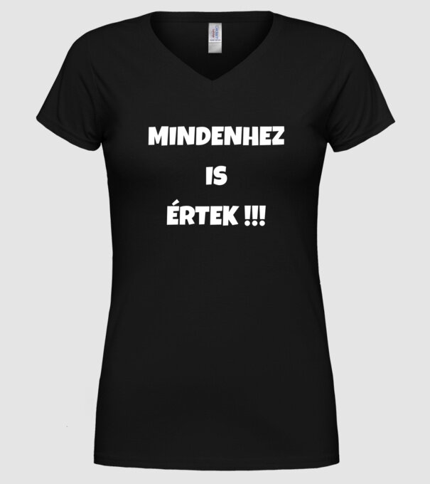  minta fekete pólón