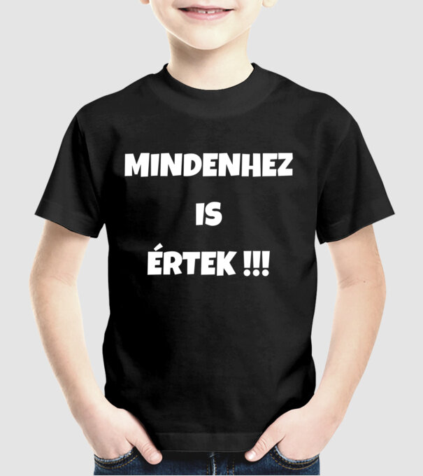  minta fekete pólón
