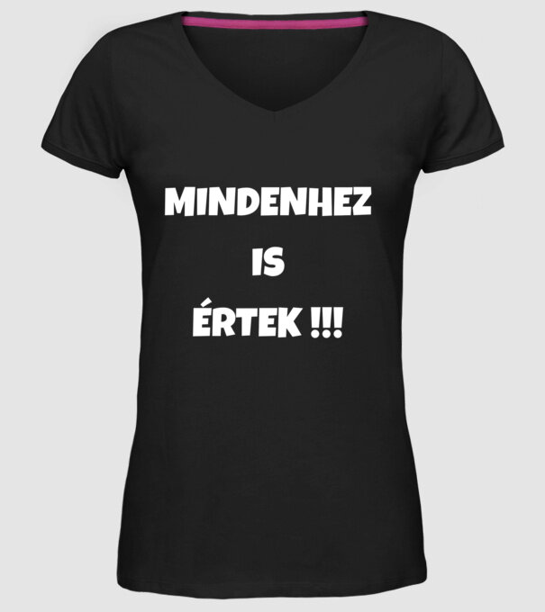  minta fekete pólón