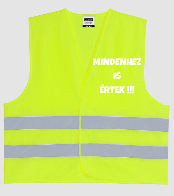  minta neonsárga pólón