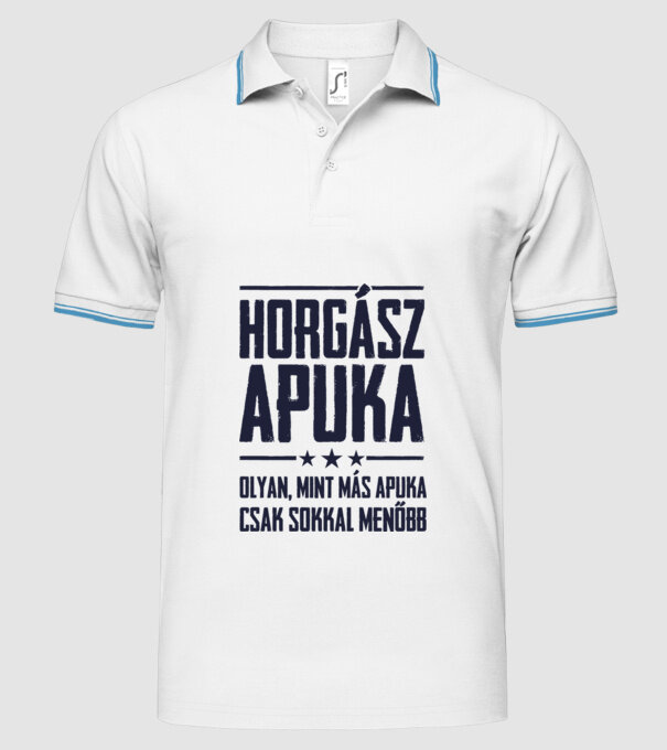  minta fehér pólón