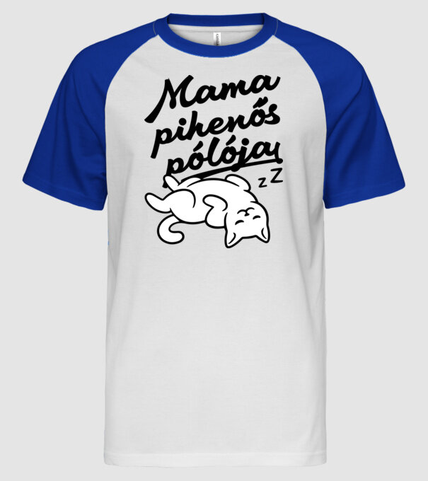  minta fehér/royal pólón