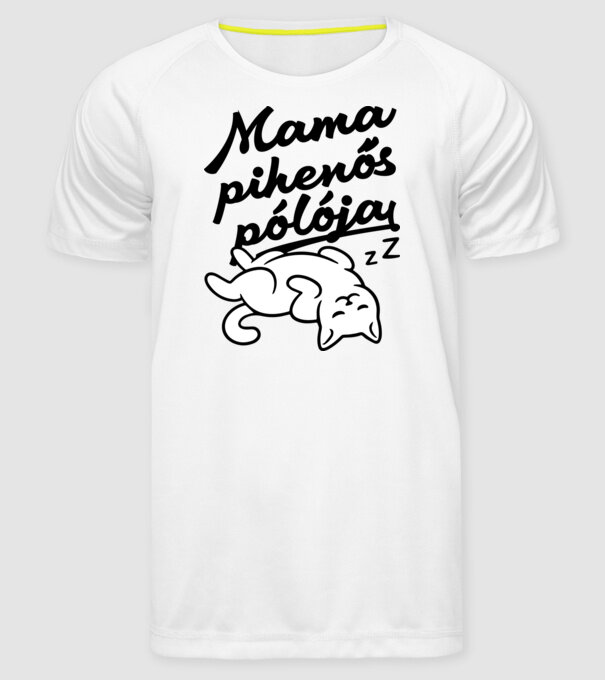  minta fehér pólón