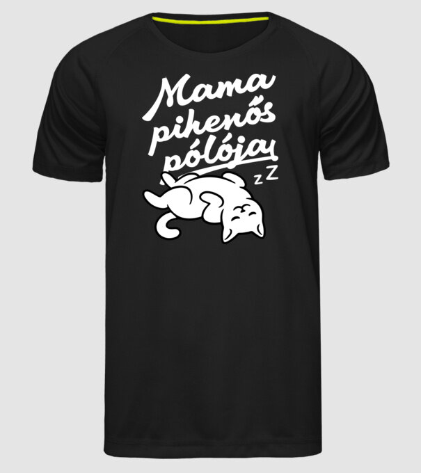  minta fekete pólón