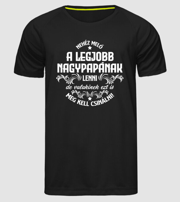  minta fekete pólón