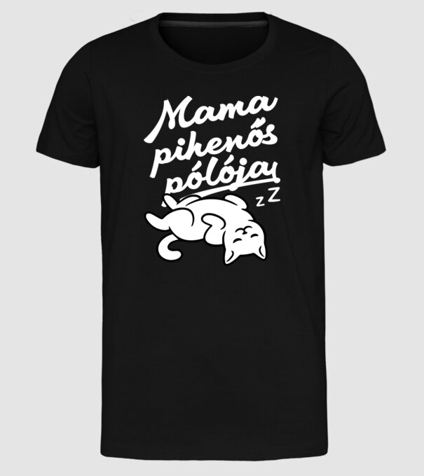  minta fekete pólón