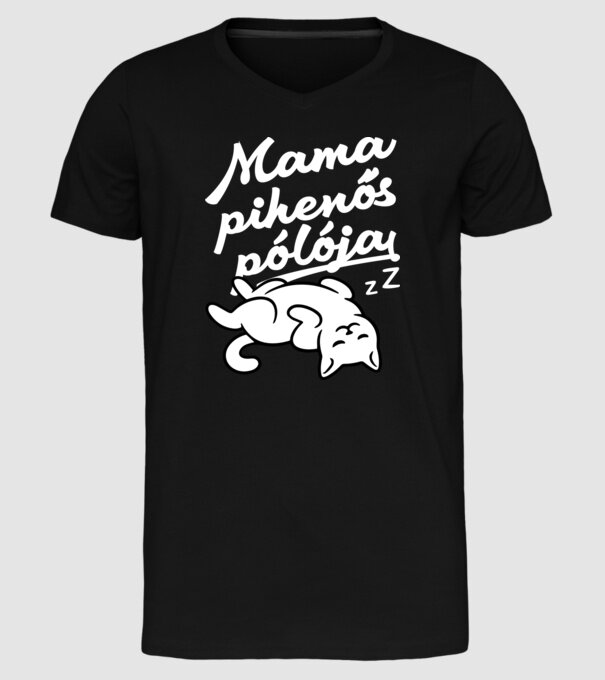  minta fekete pólón