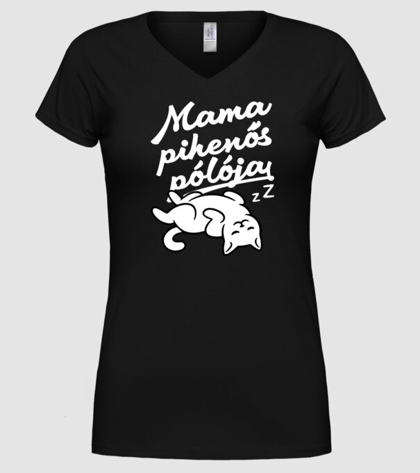  minta fekete pólón