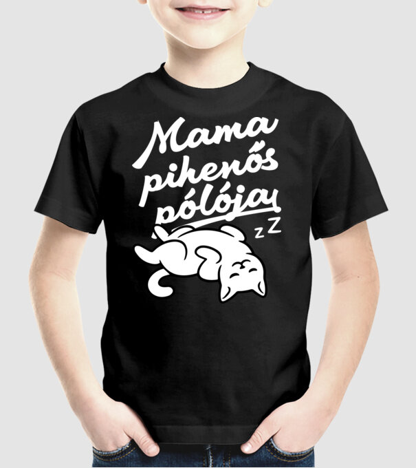  minta fekete pólón