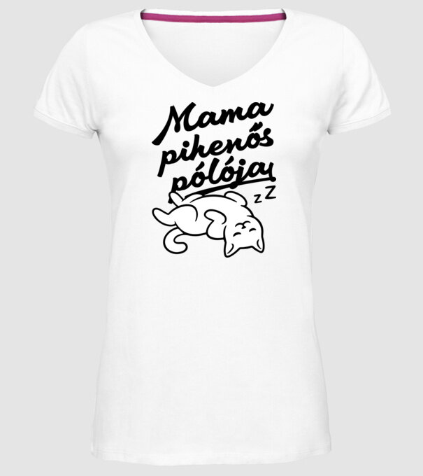  minta fehér pólón