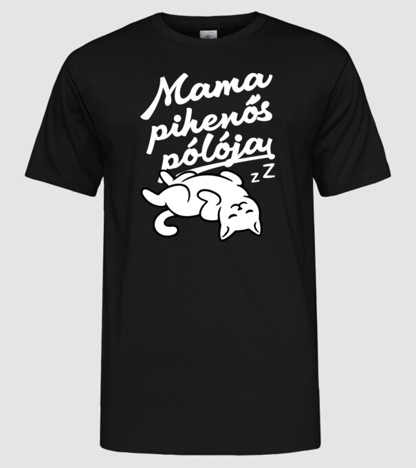  minta fekete pólón