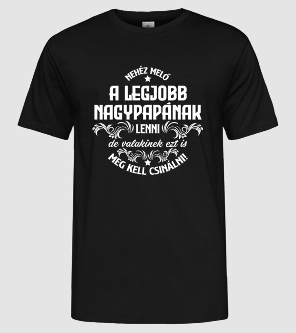  minta fekete pólón