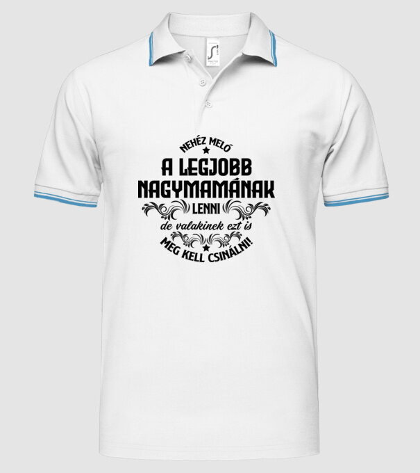  minta fehér pólón