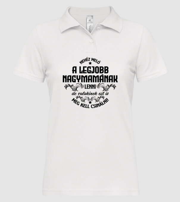  minta fehér pólón