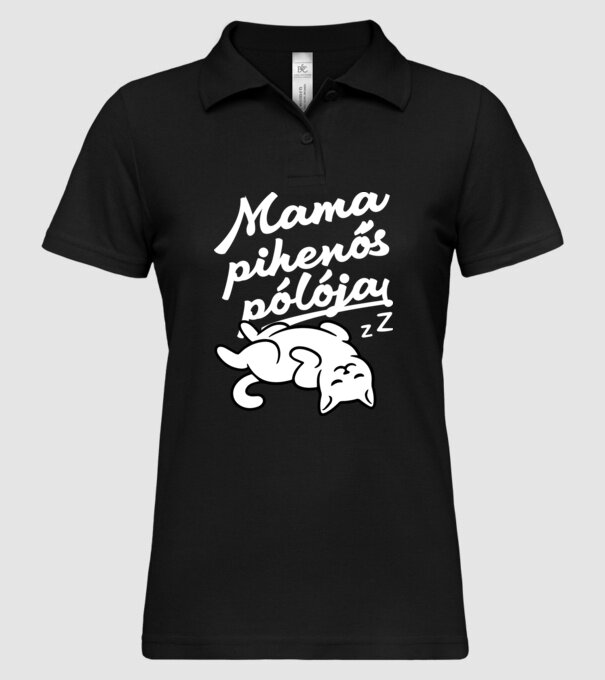  minta fekete pólón