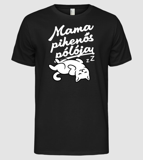  minta fekete pólón
