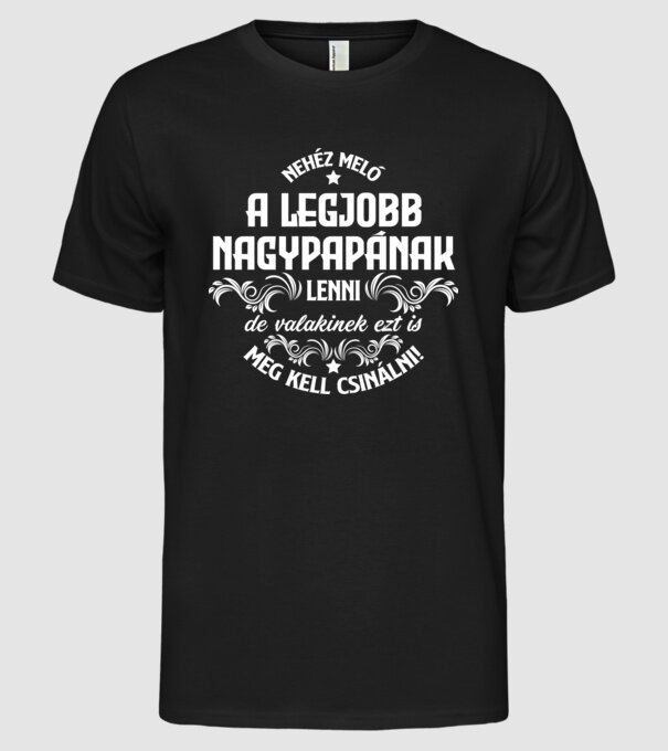  minta fekete pólón