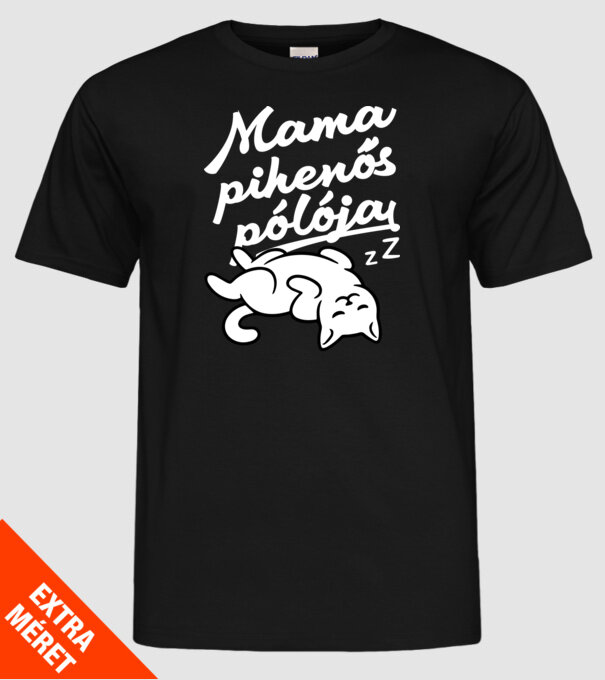  minta fekete pólón